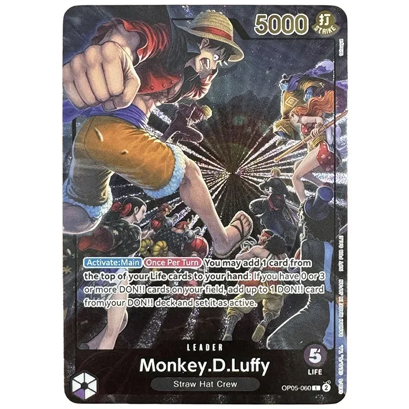 Anime ONE PIECE DIY ACG Tabletop Battle Game Cards Hancock Luffy Kaidou Nami Toys for boys Collectible Cards Birthday Present