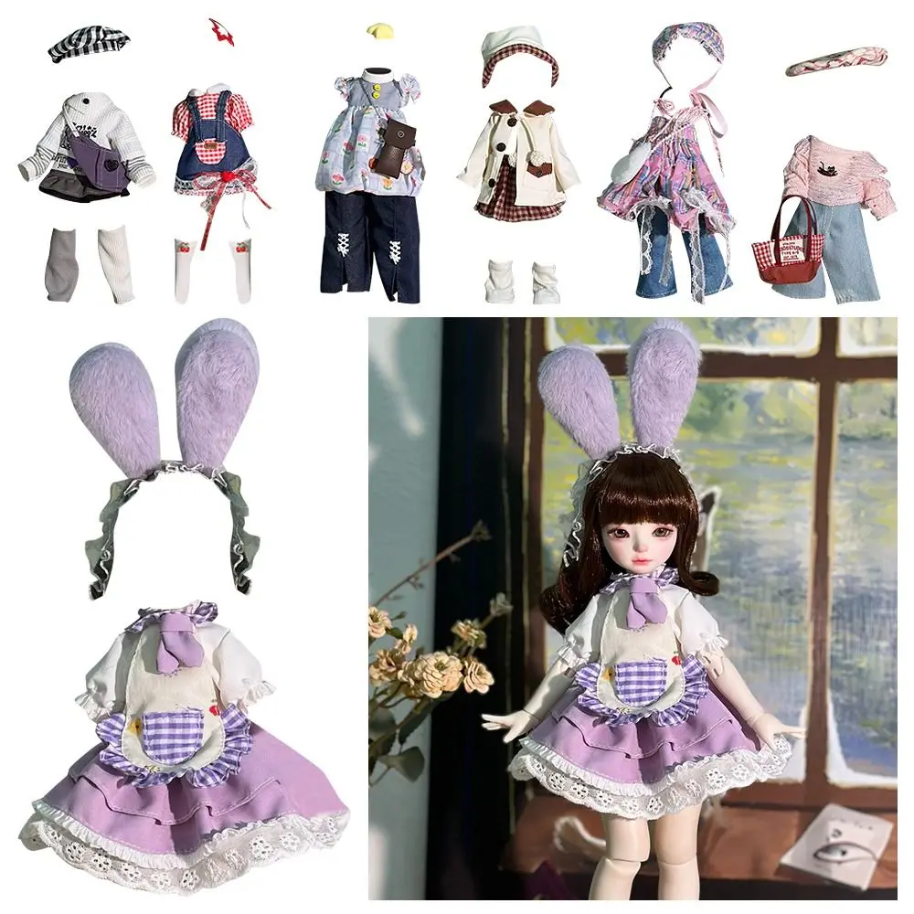 Sweet Cute Style BJD Clothes Lolita Style Dress 6 Points BJD Ball Jointed Outfit Fat Body Design Single Outfit