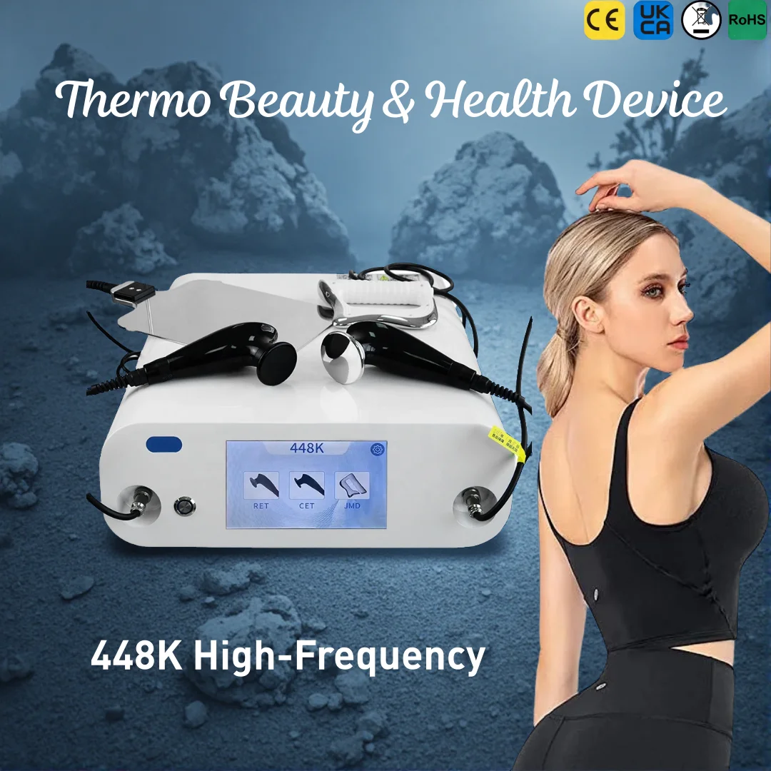 448KHZ INDIBA CET RET Monopole Radio Frequency Beauty Machine Tecar Thermal Penetration Technology Wrinkle Remover Face Lifting