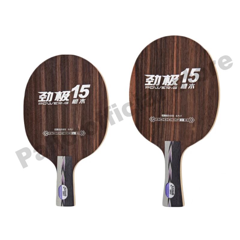 

DHS PG15 table tennis blade fast attack with loop ebony face ping pong racket