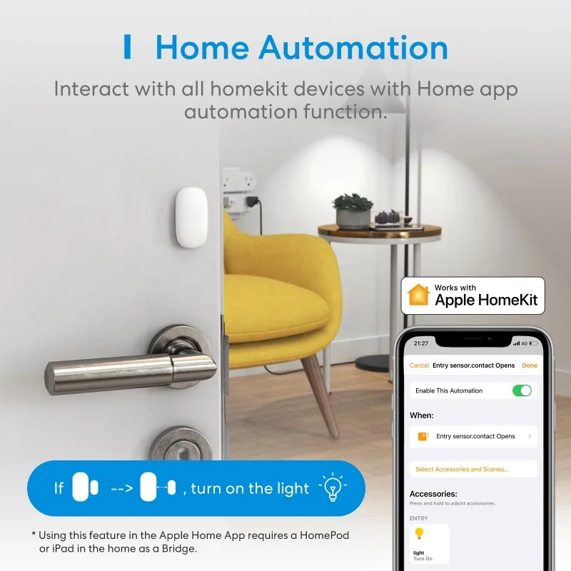 

MS200+MSH300-Smart Door and Window Sensor