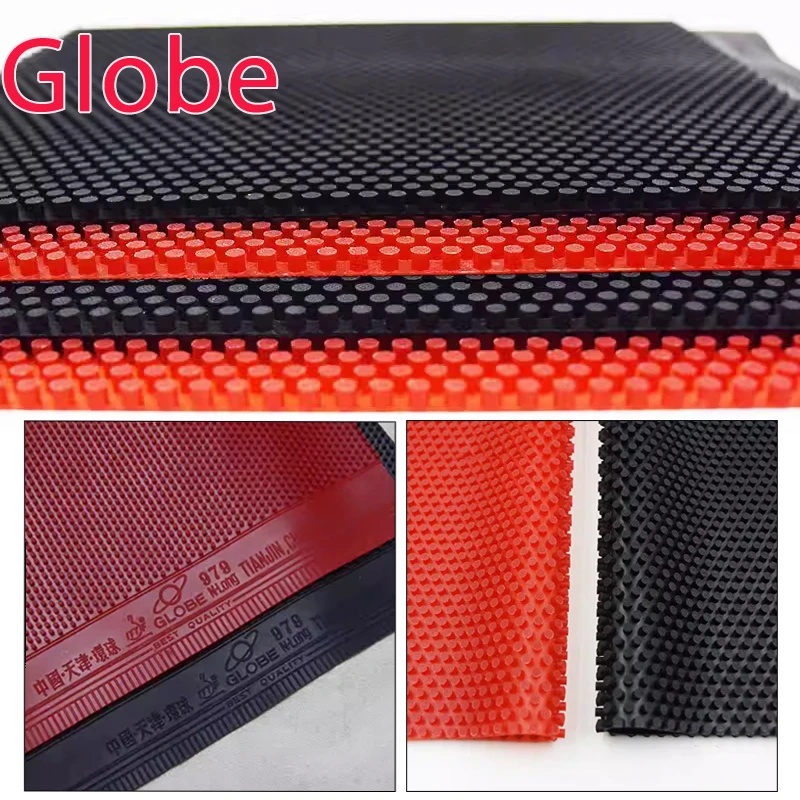 Small/Large Particles 1.5/2.5mm OX Long Pips 979 Table Tennis Rubber Cured Weird Durable Ping Pong Rubber for Defensive Type