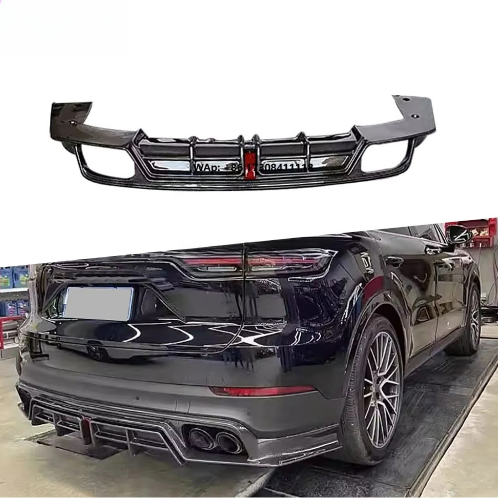 

Carbon Fiber FRP Rear Bumper Lip Spoiler for 2022 Car Rear Bumper Lip Diffuser Spoiler