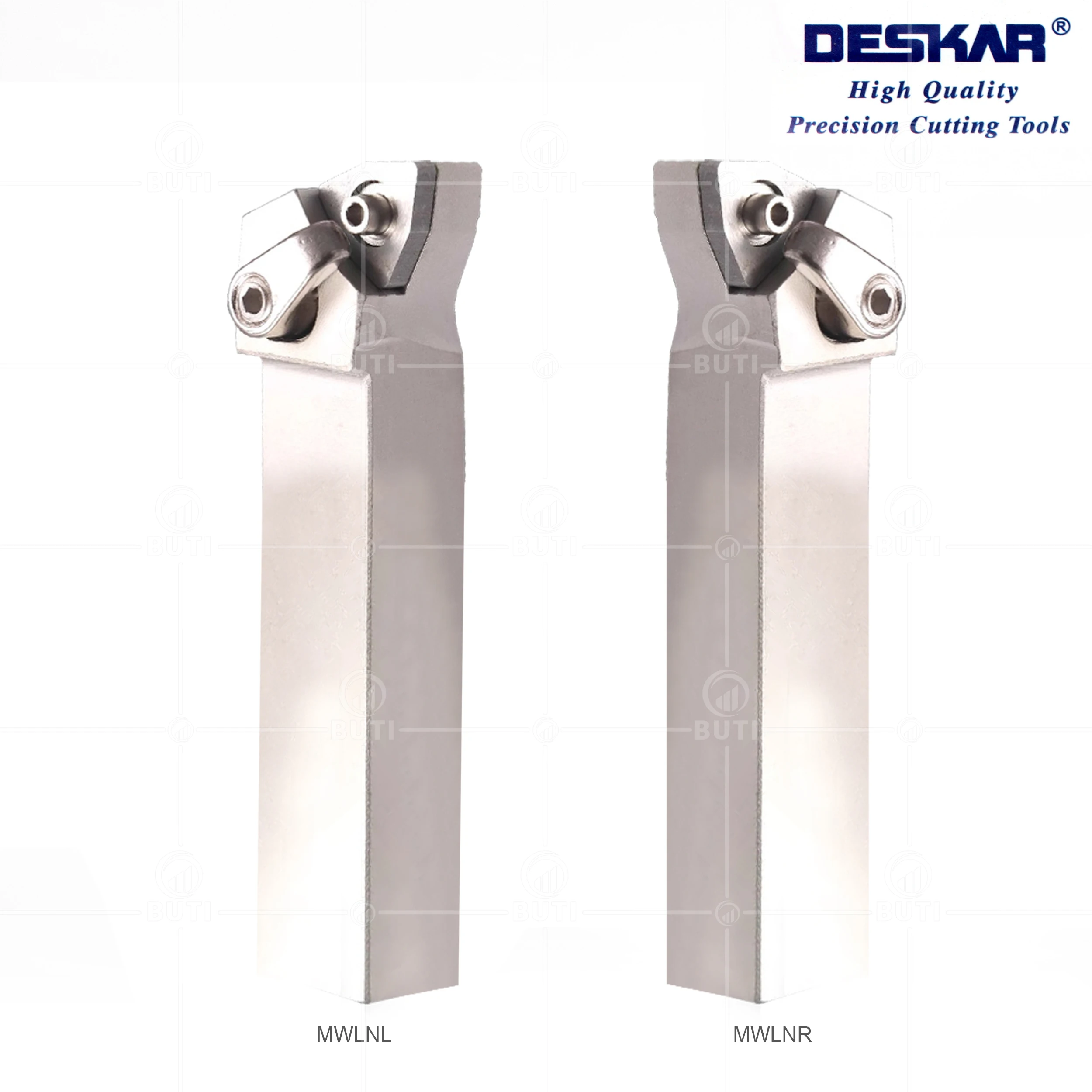 Imagem -02 - Deskar-cnc Metal Lathe Cutter Suporte Branco Ferramentas de Torneamento Externo Boring Bar para Wnmg Carbide Inserts Mwlnr e Mwlnl 100 Original