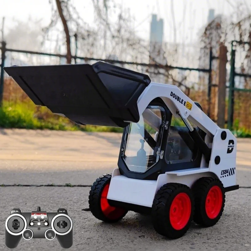 

Радиоуправляемый экскаватор 1:14 Double E E594 2.4G, погрузчик с ковшом, бульдозер, инженерная машина, игрушка для мальчиков, подарок для детей