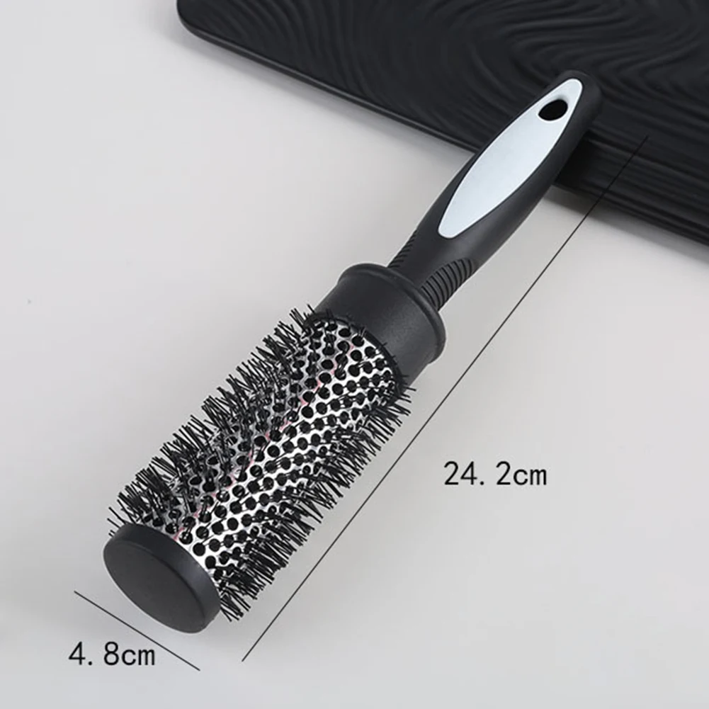 Nylon Hair Curly Hair Cylinder Comb Aluminum Curly Hairbrush Hairdressing Tools