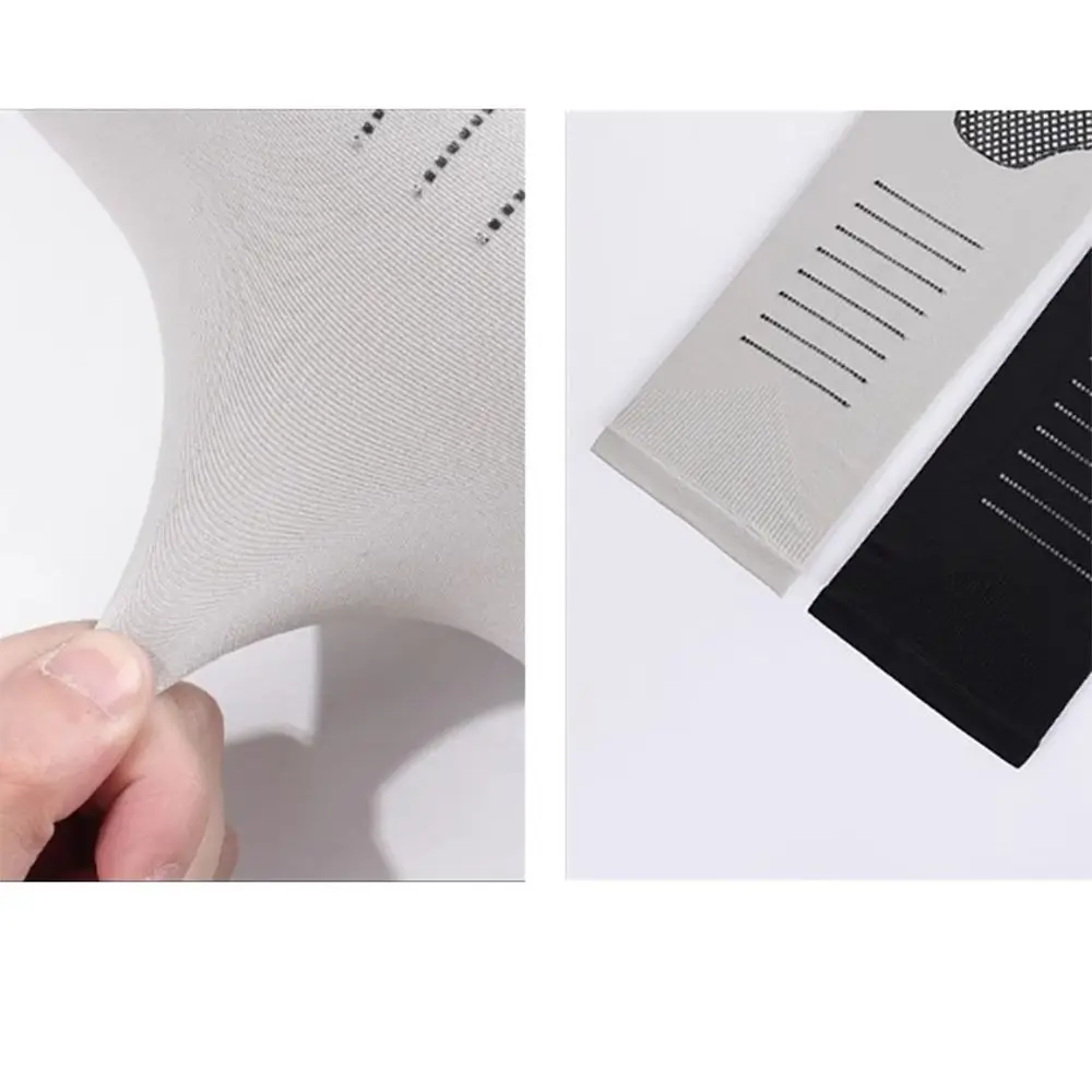 

Ice Silk Sunscreen Sleeves Quick-drying UV Protection Cooling Sleeves Cover Sweat-absorbent Breathable Men's Sports Arm Guards