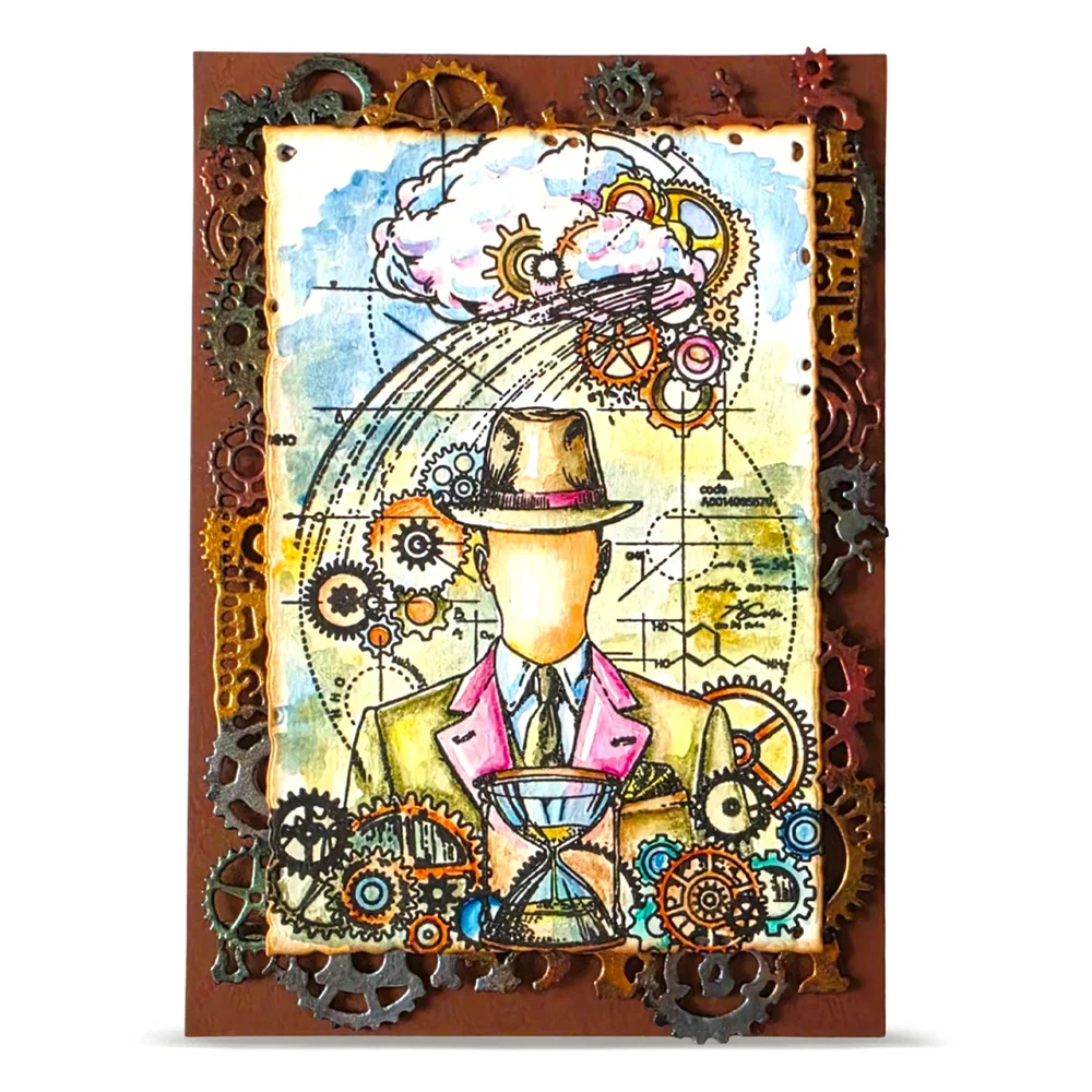 Metal Die Mold 2026 New Enjoy the Ride Postage Stamps Wax Seal Cutting Dies Scrapbooking Album Embossing DIY Cut Craft Supplies