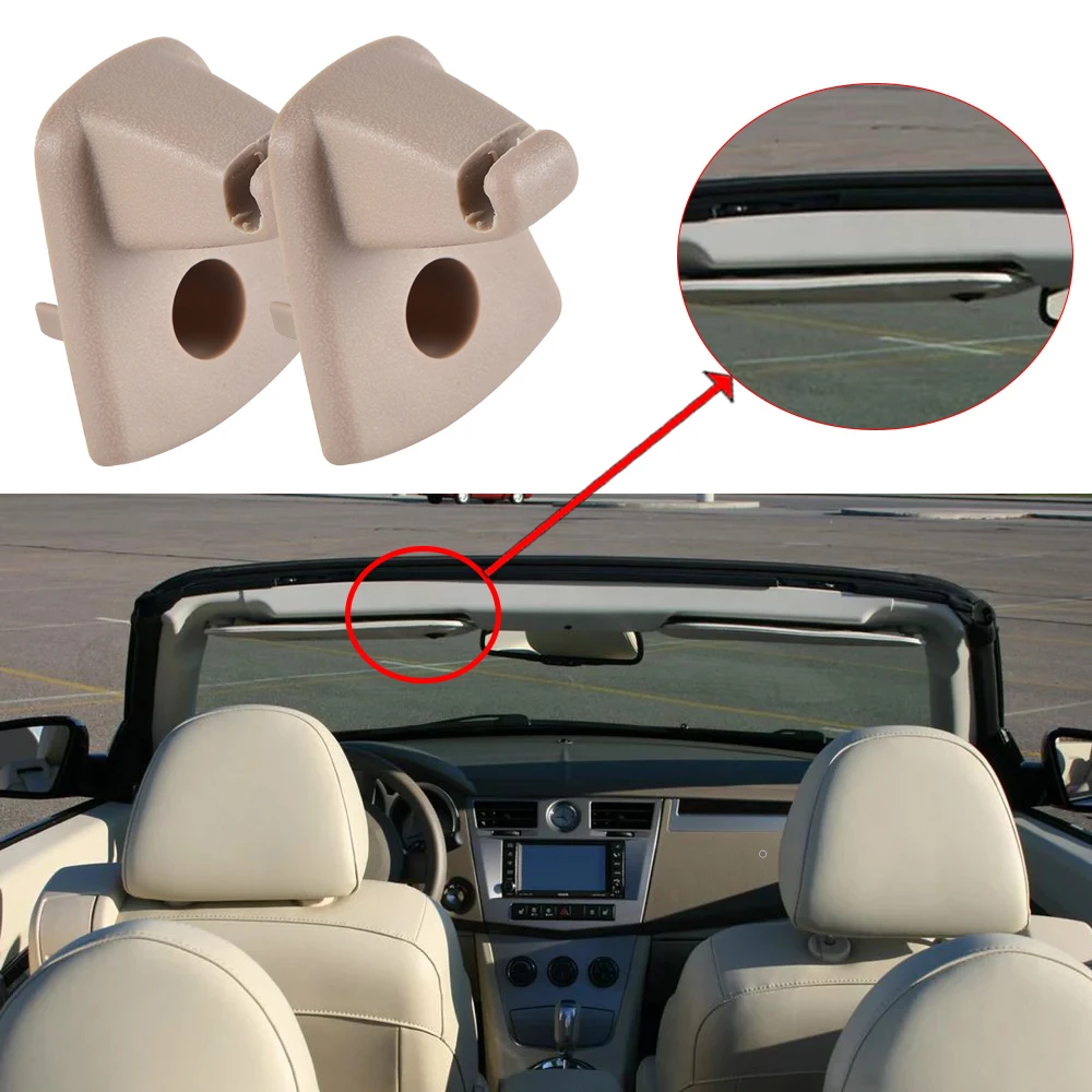 

Car Sun Visor Clip Single New Mopar for Chrysler Sebring 2008-2010 for Dodge Avenger 2008-2010