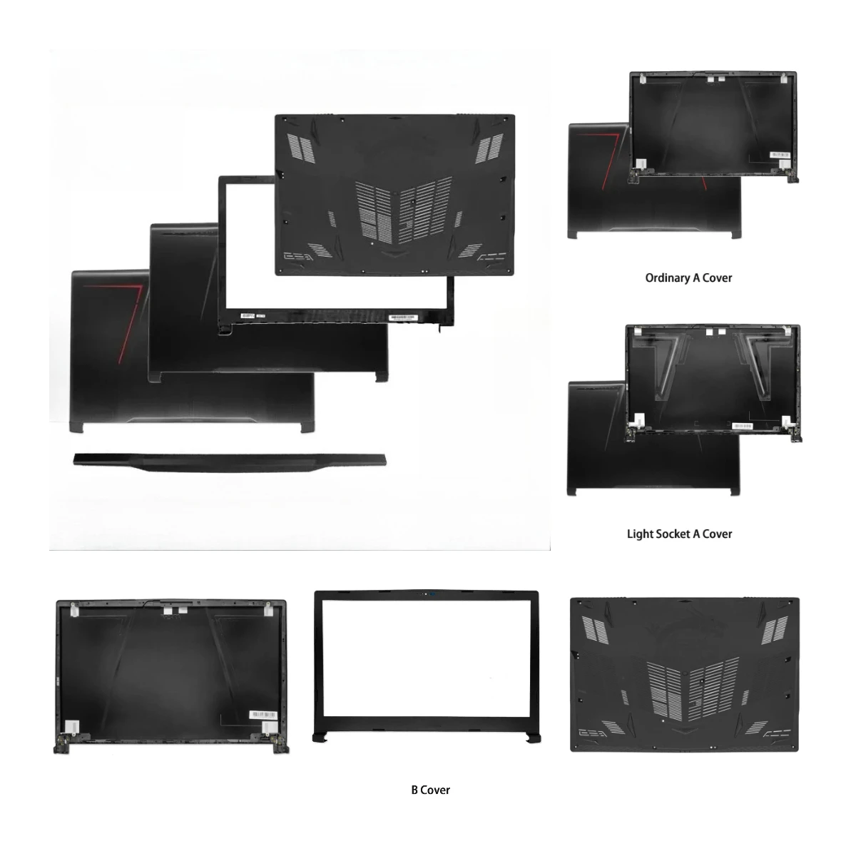 for ge73 ge73vr raider rgb 8rf 8re MS-17C1 17c3  laptop LCD screen top cover, screen frame, palm rest bottom shell ABCD Cover