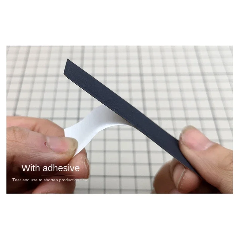 Military Model Water Mouth Polishing Tool with Back Adhesive Free Cutting Self Adhesive Sandpaper MS009