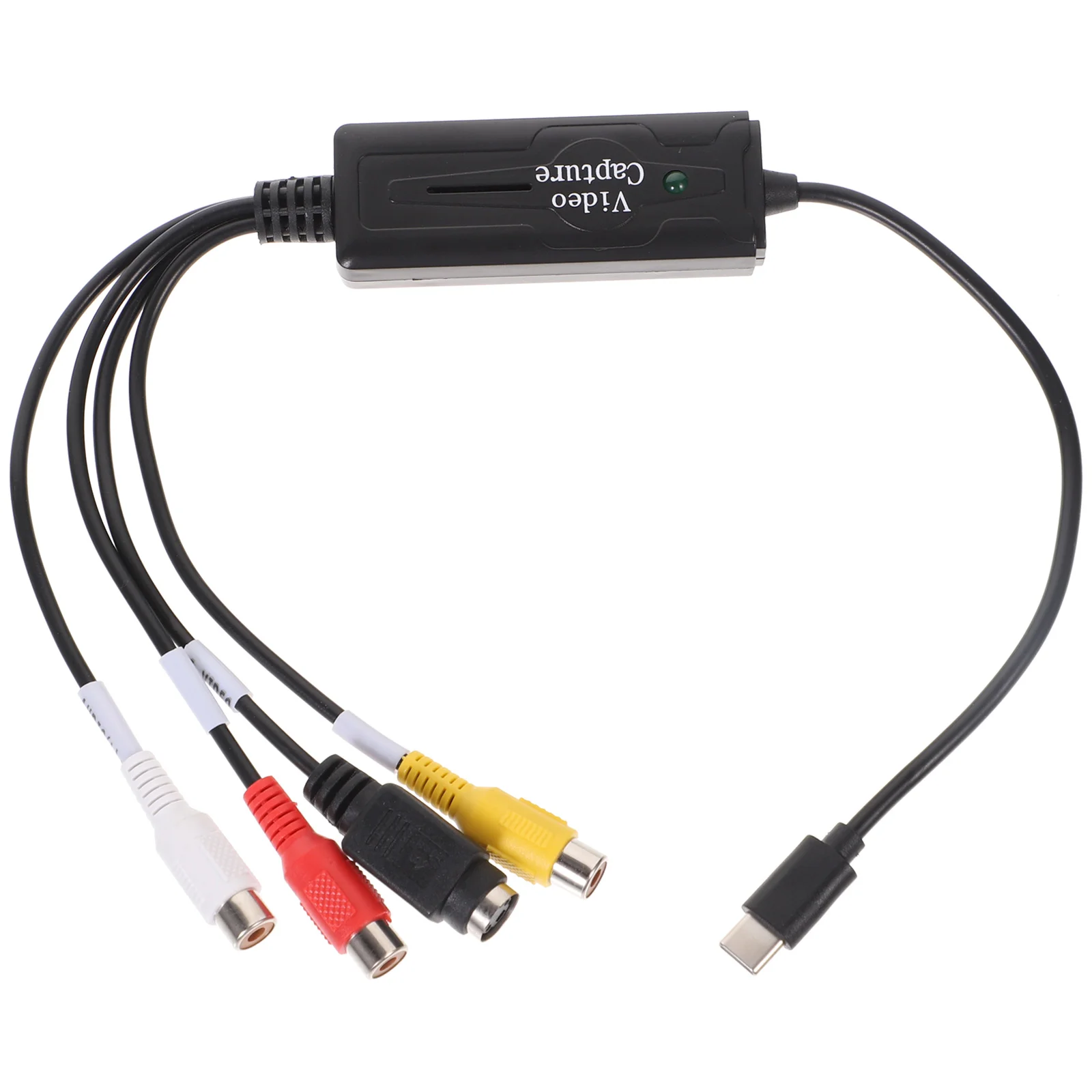 

Av Capture Card USB Video for Phone Recording Accessory Portable Rubber Copper Live Stream