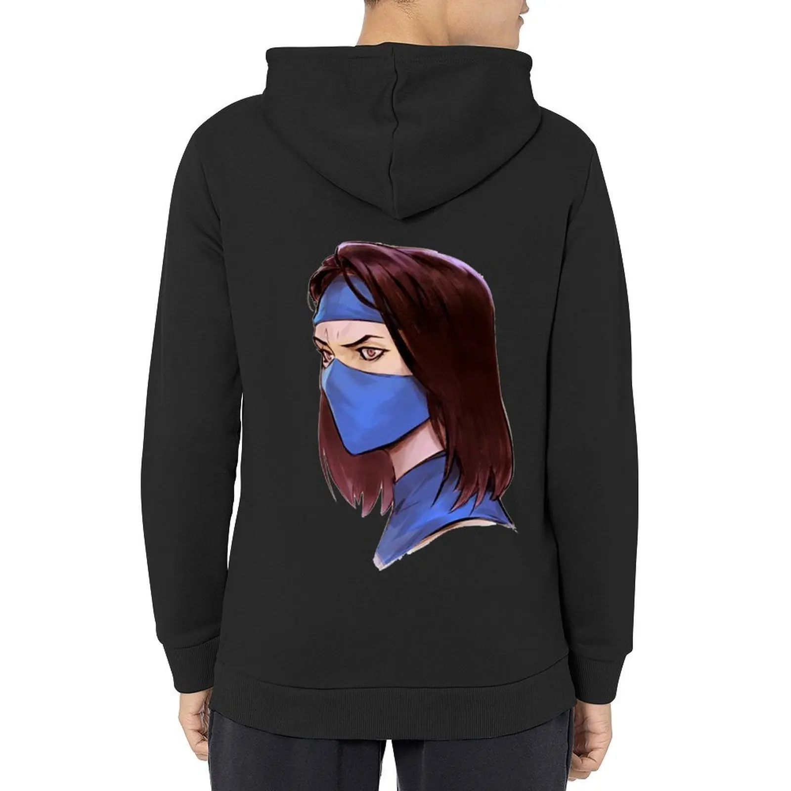 

Mortal Kombat Simple Kitana Hoodie mens clothes mens clothing anime clothes men's autumn clothes men's hoodies