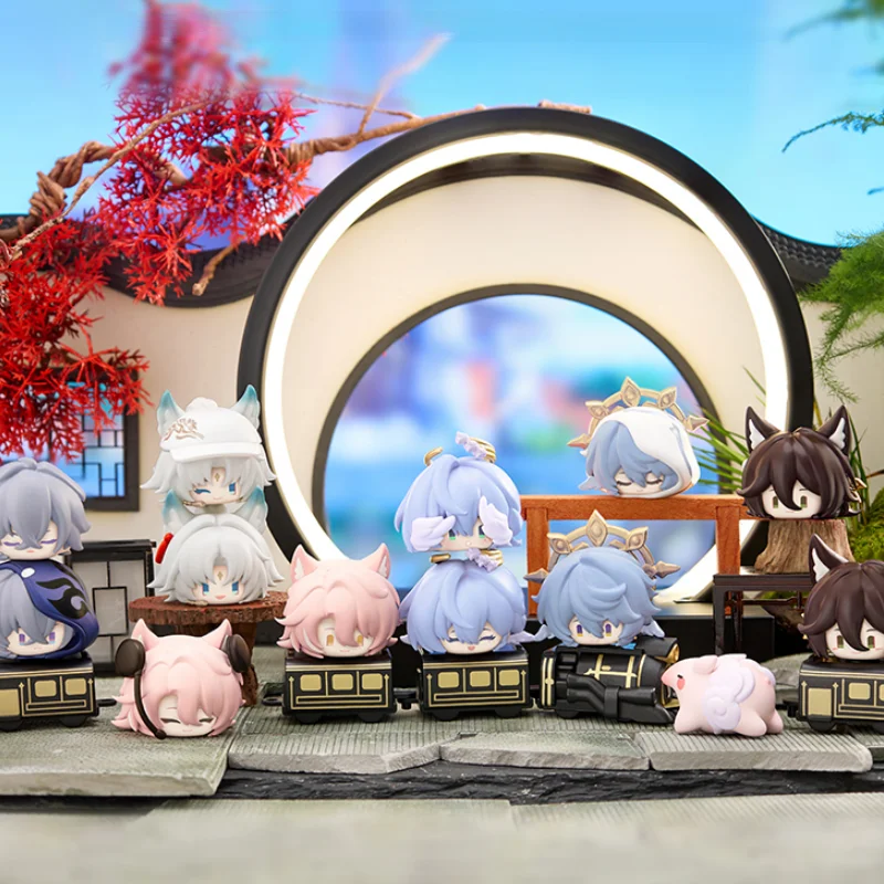 

Genuine In Stock Honkai Star Rail Stackable Trendy Series Blind Box Cute Grain Girl Toy Mini Figurine Desktop Decoration Gift