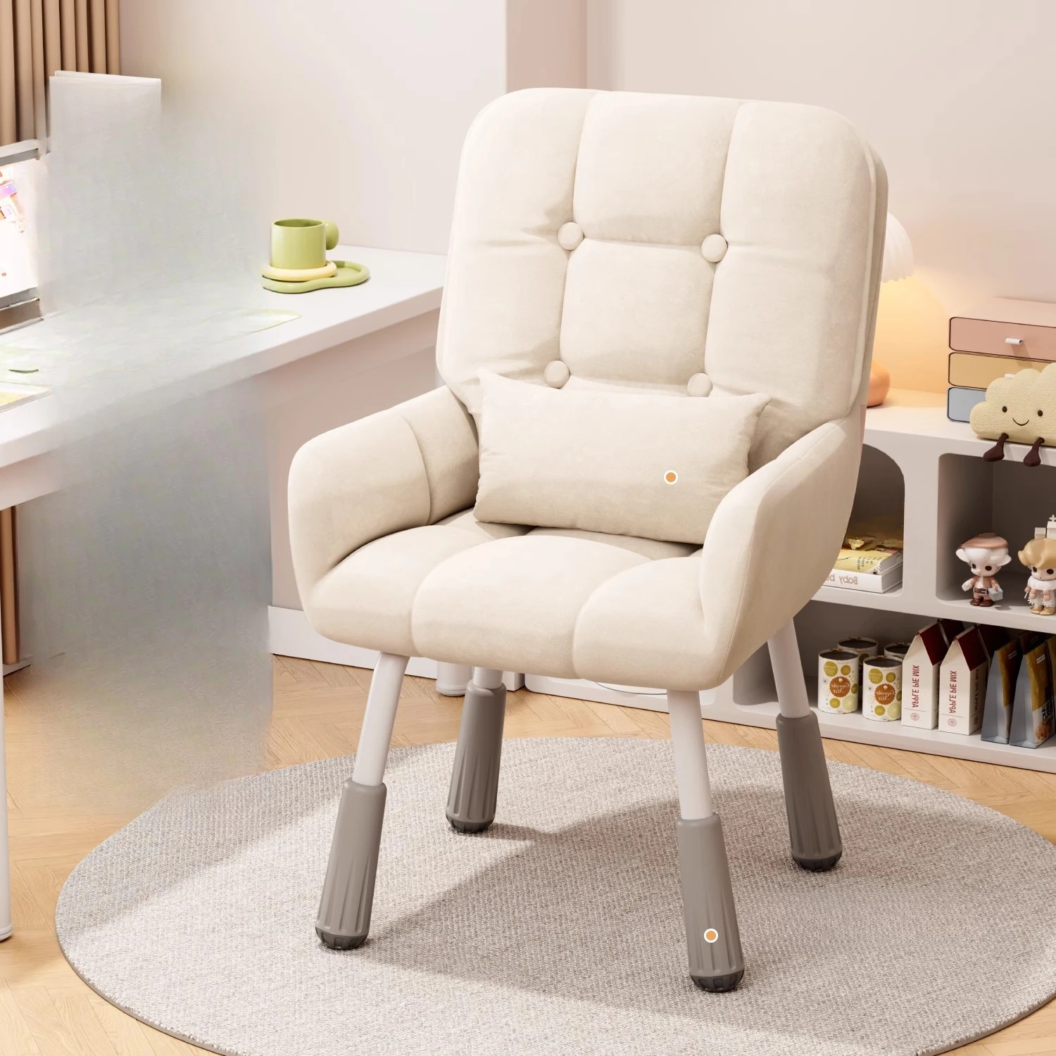 

Дешевое офисное кресло для медитации, удобное скандинавское дизайнерское офисное кресло для гостиной, спальни, эргономичная современная мебель Muebles