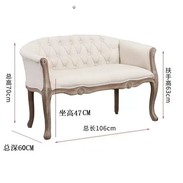American bed and breakfast Internet celebrity round back dining chair retro