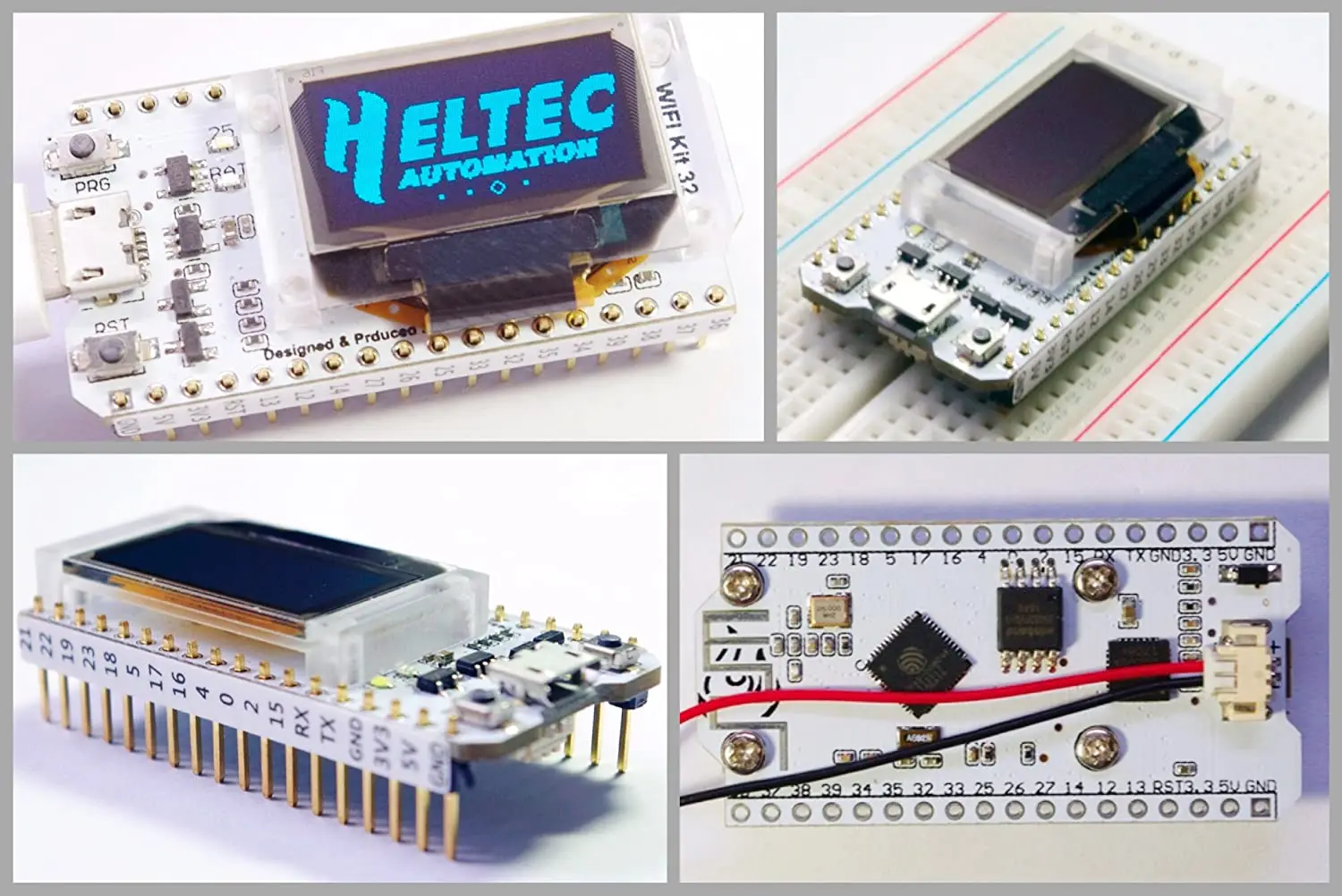 ESP32 OLED WiFi Kit ESP-32 0.96 Inch Blue OLED Display WiFi+Bluetooth CP2012 Development Board for Arduino ESP8266 NodeMCU