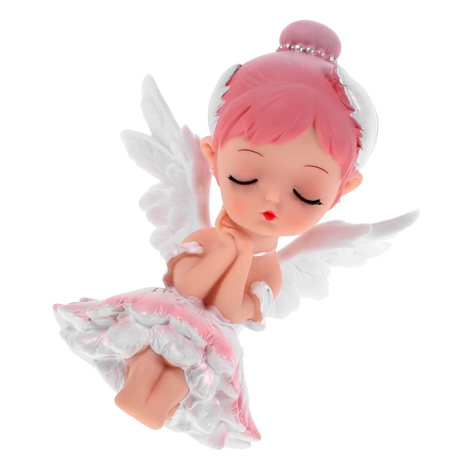 

Charming Ballet Girl Ornament Lovely Dancing Girl Decor Desktop Statue Cake Toppers Home Office Hotel Apartment Accessory