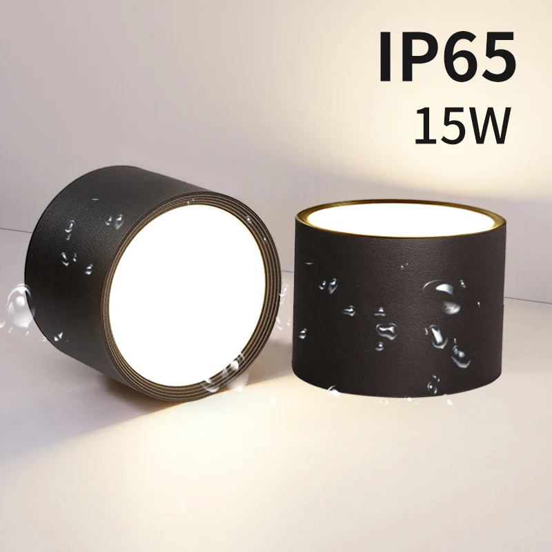 Imagem -05 - Downlight à Prova Dágua ao ar Livre Holofote Led Ip65 Banheiro Banheiro Varanda Luz de Teto Alto Brilho 5w 8w 15w 18w 24w