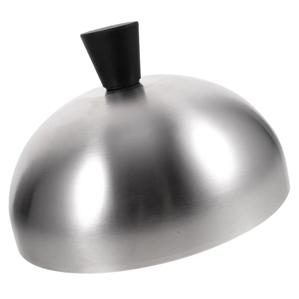 

Stainless Steel Dome Food Cover Handheld Metal Kitchen Protector Anti-Splashing Fresh-Keeping Meal Cover Kitchen Bbq Food Lid