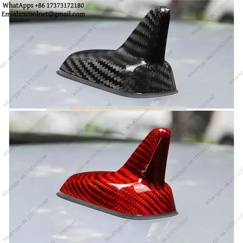 k06 For Volkswagen Golf 7 Passat Sagitar Touran Tiguan Lavida Real Hard Carbon Fiber Shark Fin Antenna Cover - view 3