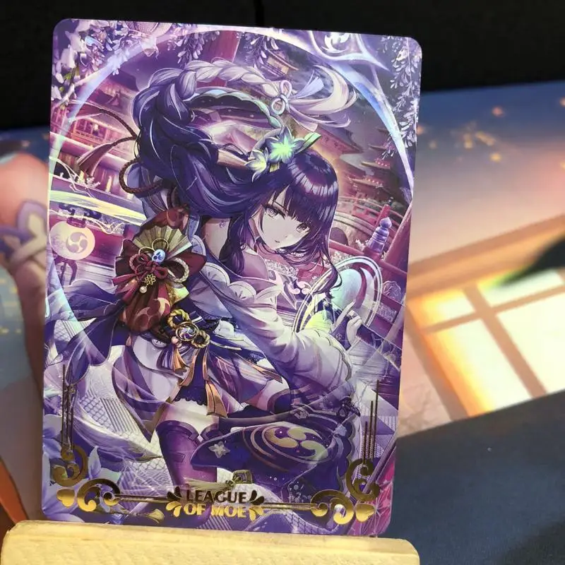 NEW Goddess Story Genshin Impact Beelzebul Nilou Yelan Lumine Homemade flash cards Game collection Birthday Christmas gifts