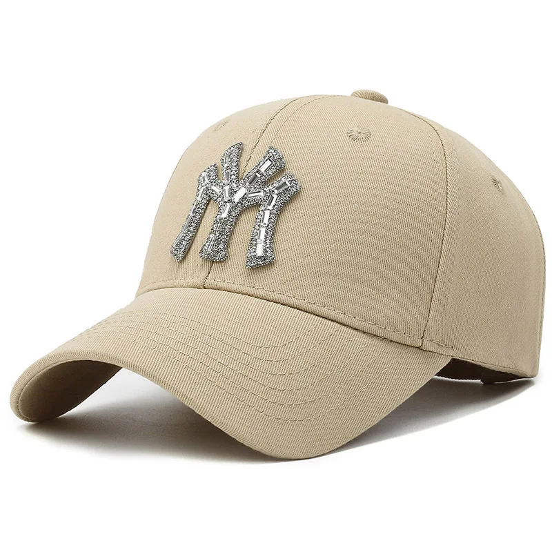 Neue MY Diamond Studded Damen-Baseballmütze, Outdoor-Sporthüte, modische und trendige, lässige Entenzungenkappen für Herren – Detail 6