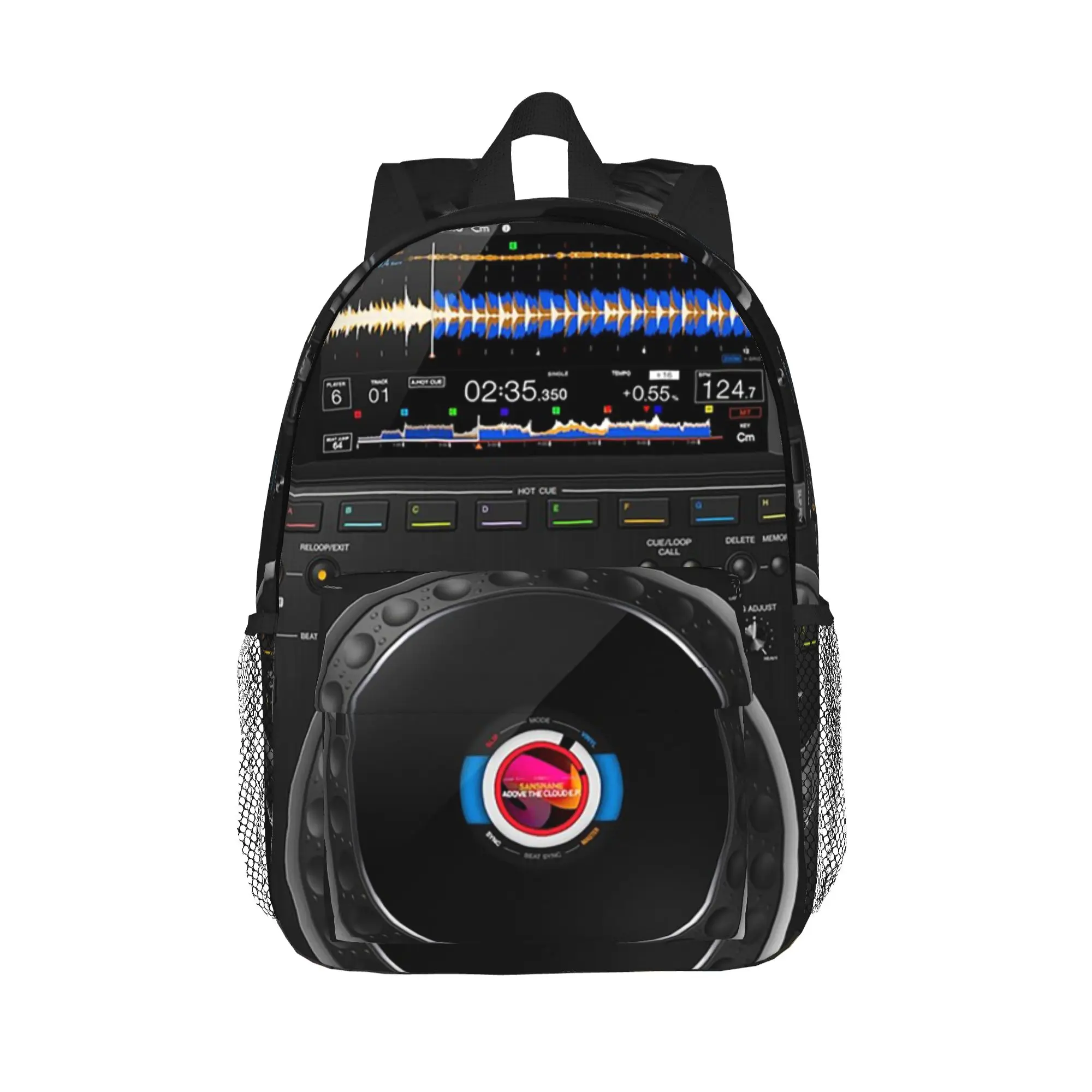 Pioneer DJ CDJ3000 Multi Format Player Backpack Hot Sale Daypack Boys Girls BookBag Shoulder Bags for Men Women School Bag
