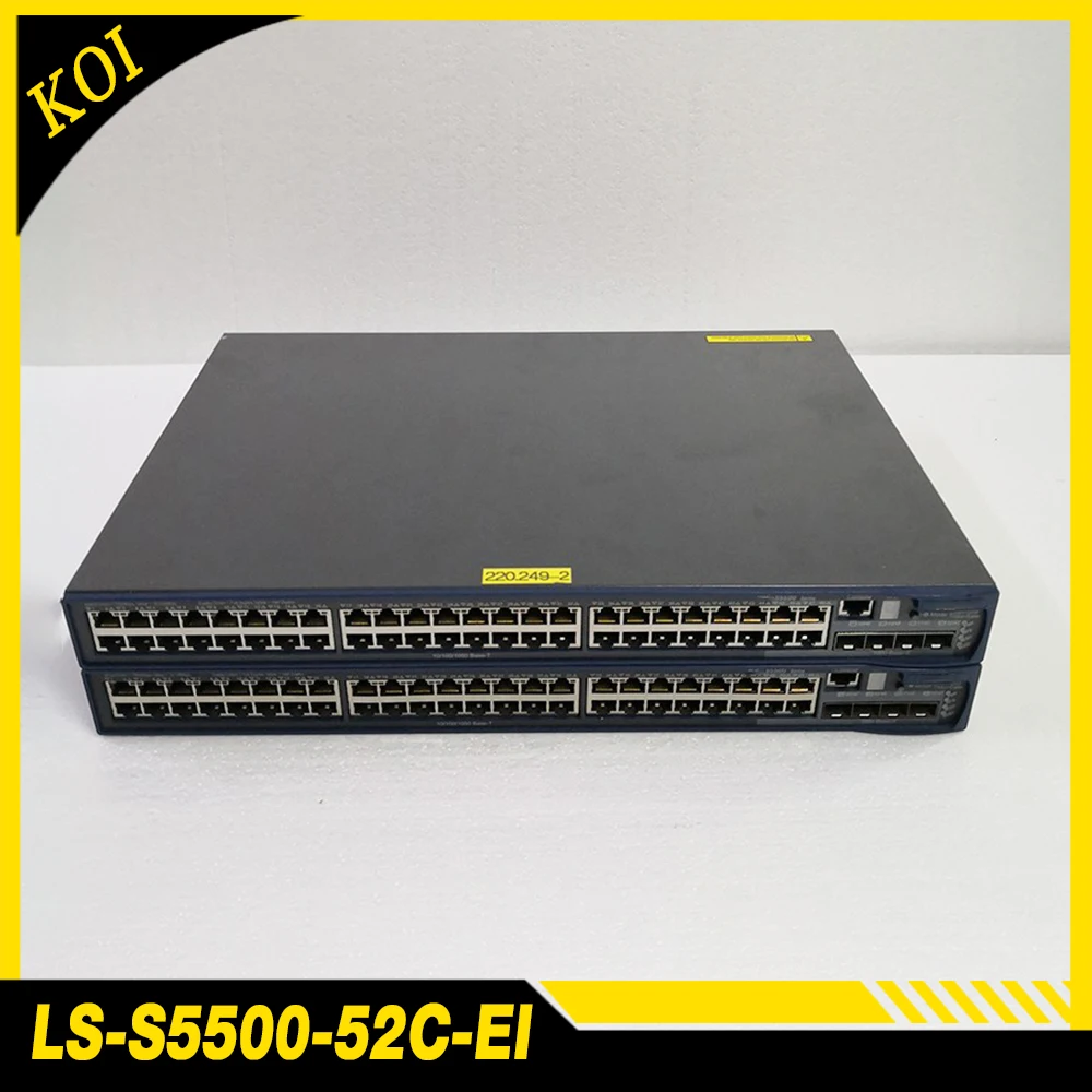 

1 шт. для H3C LS-S5500-52C-EI 48-портовый полногигабитный 4SFP оптический порт трехслойный сетевой коммутатор