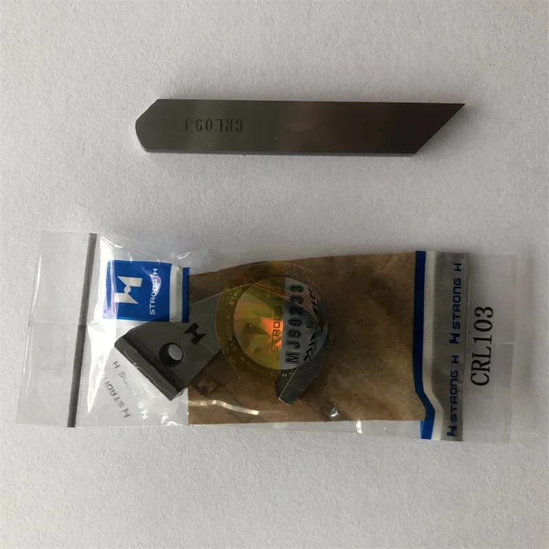 CRL103 CRL09J hoja fuerte H cuchillo superior e inferior cortador izquierdo para máquina de coser Overlock Siruba C007J Yamato Kingtex