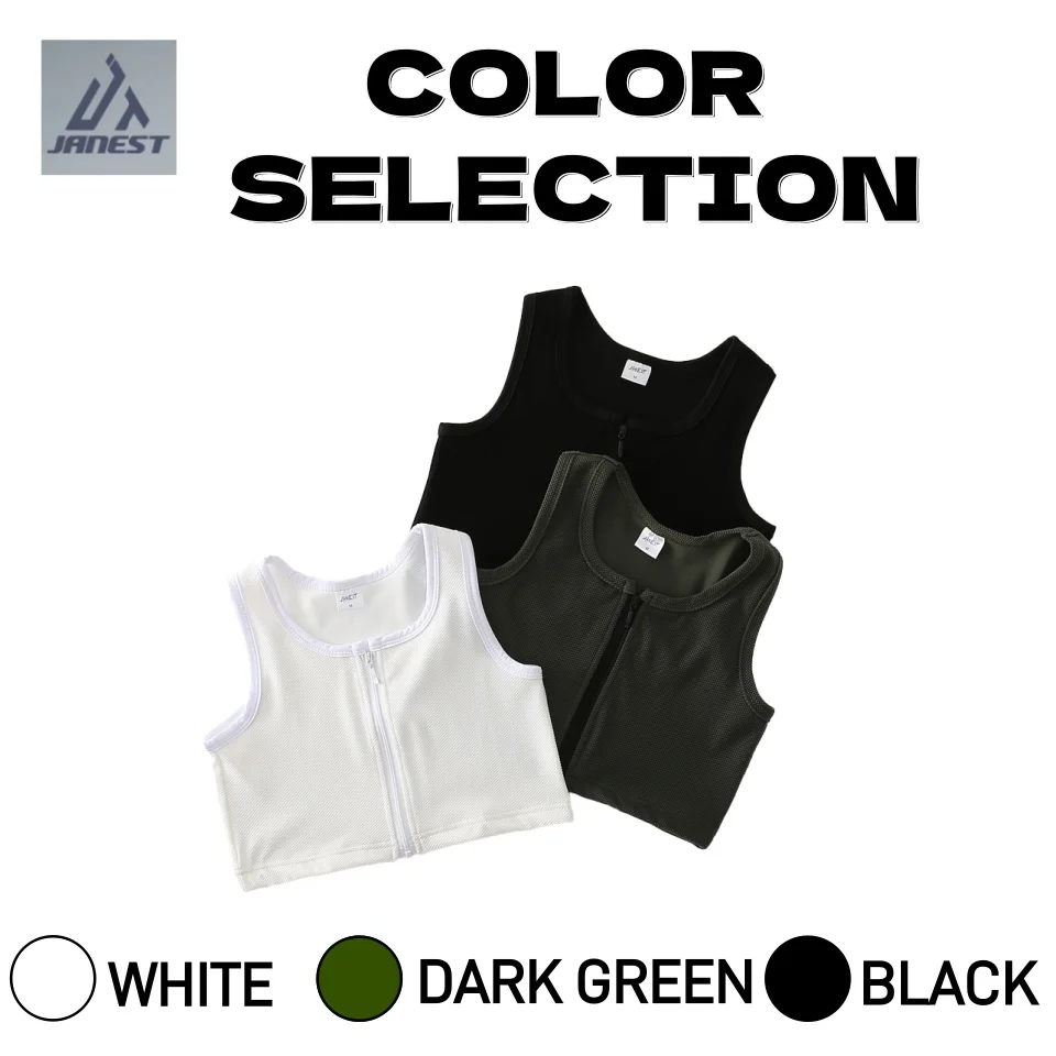 Trans Chest Binder Vest Flat Breast Breathable Casual S-4XL Front Zipper Tomboy Binder Non Bandage Tank Tops Cosplay