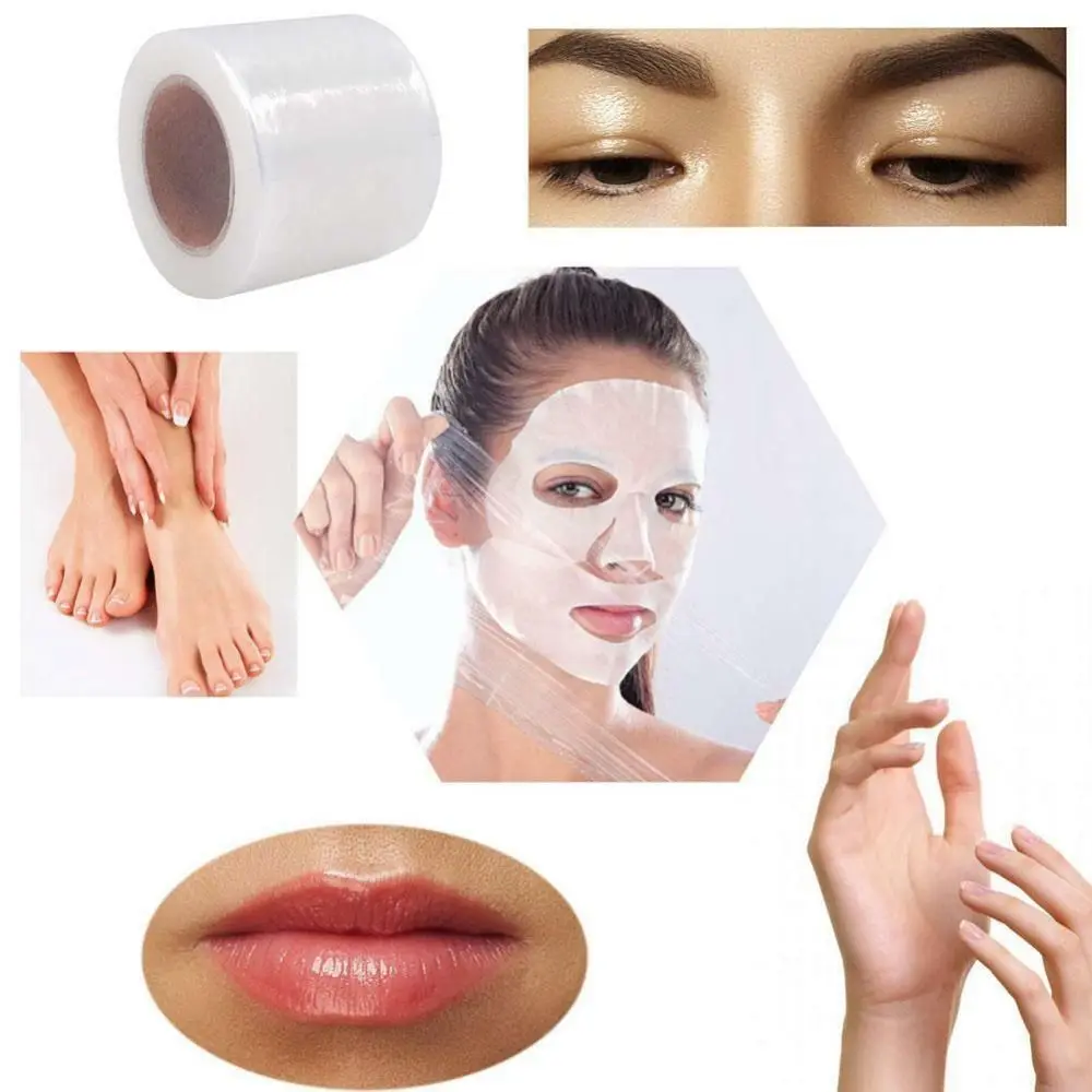 Eco-friendly Transparent Embroidery Cling Wrap Non-toxic Makeup Cover Wrap Film Beauty Supplies Lip