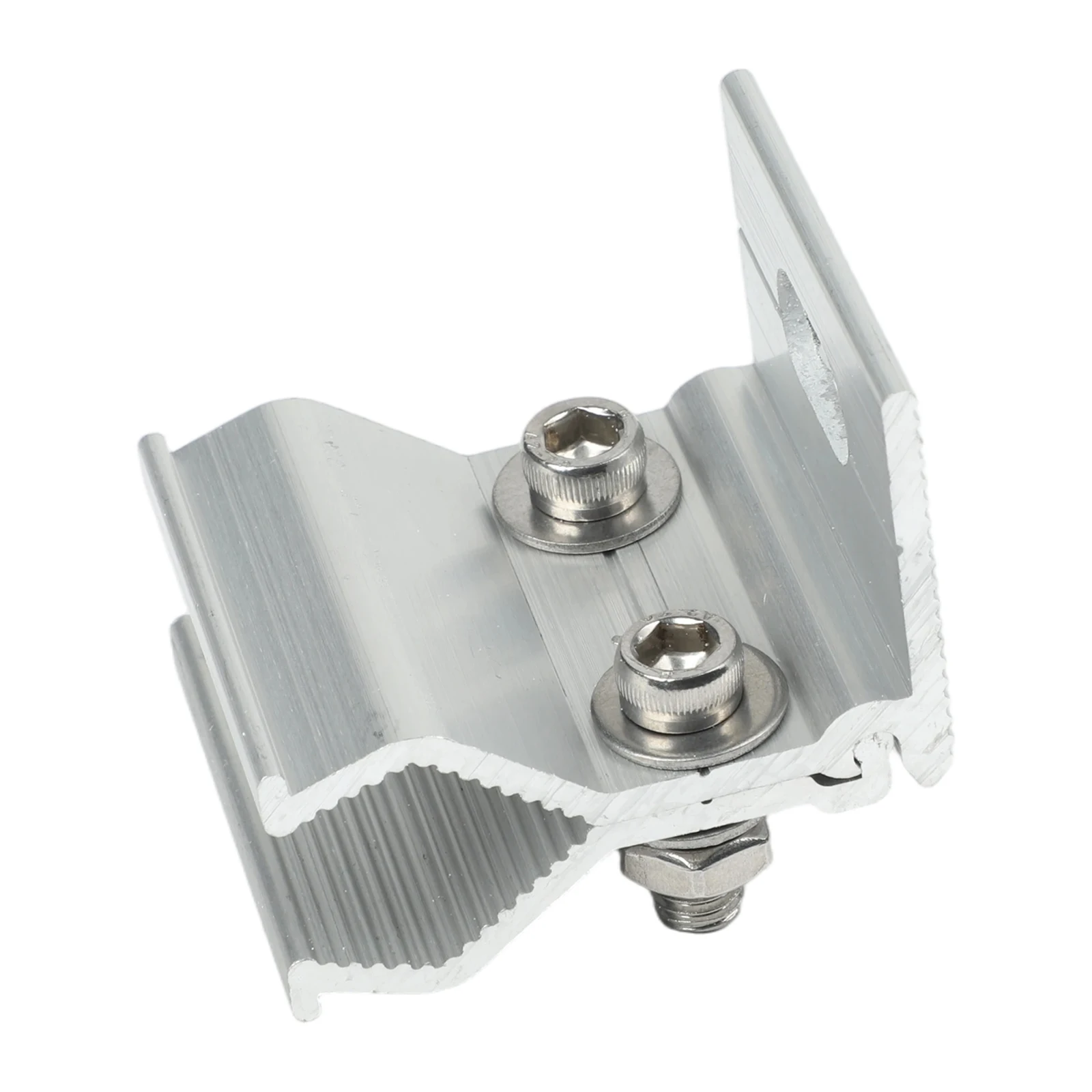 Mounting Bracket Solar Panel Stainless Steel Fixing Clamp Mounting Bracket And Boat For Roof Clear Mill Finish