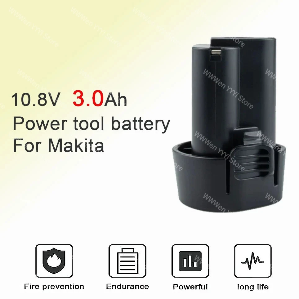 3.0Ah Makita Original 10.8V-12V Li-ion Battery BL1013 BL1014 TD090D TD090DW LCT203W LCT204 194550-6 DF030D LCT203W 4000mAh