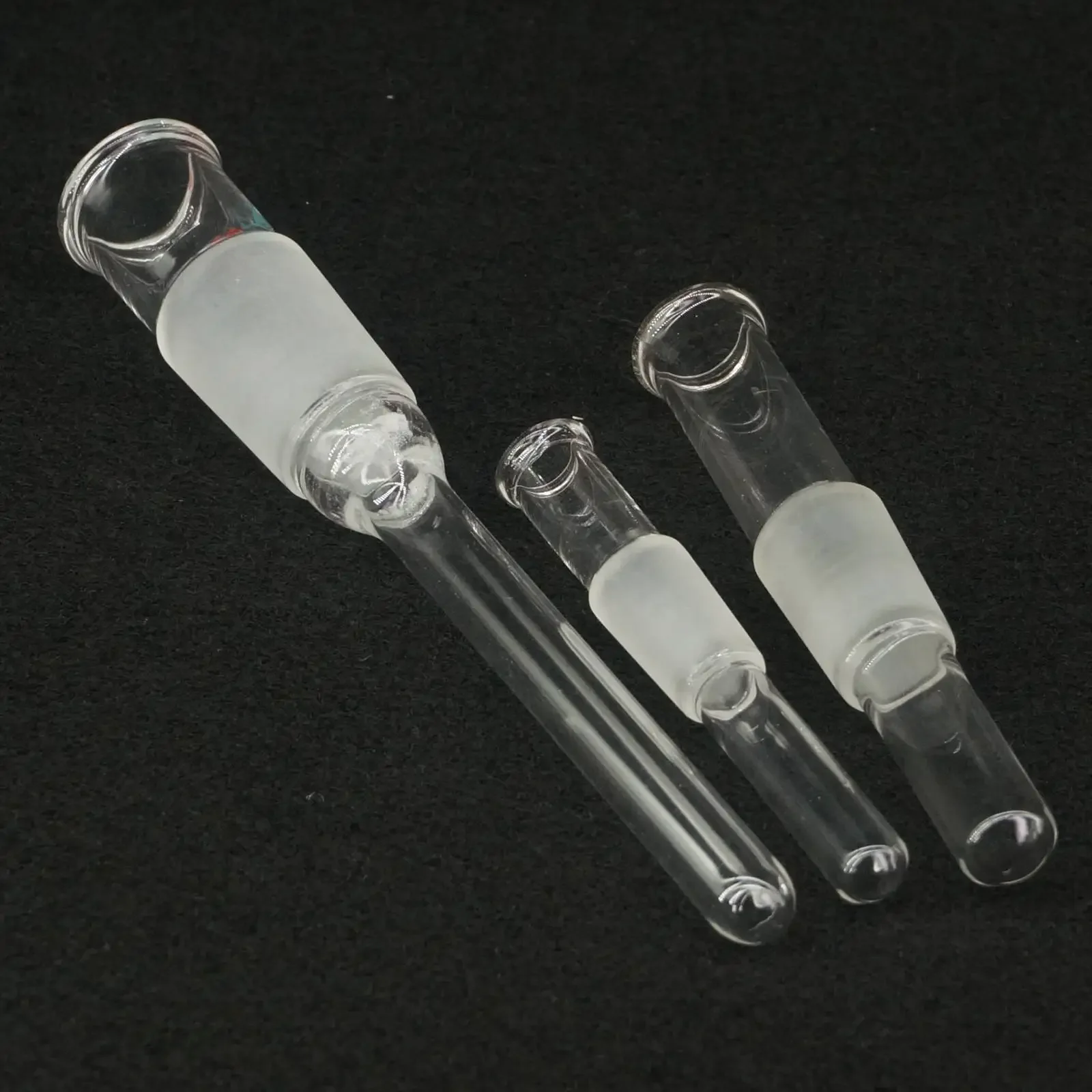 Ground Mouth 14/23 19/26 24/29 Joint Length 40mm 100mm Borosilicate Glass Thermometer Adapter Lower Tube Lab