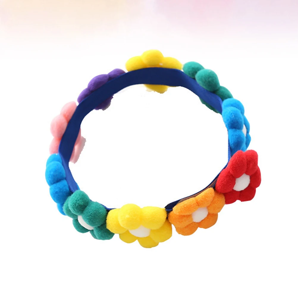 

Colorful Sunflower Cat Collar Pet Necklace Comfort Cotton Material Durable Flower Neckchain Dog Collars Kitten Accessories Pet
