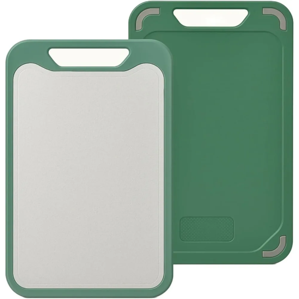 

Stainless Steel Cutting Board, Double-sided Cutting Board for Kitchen, Large Stainless Steel/Wheat straw pp Chopping Board, Non-