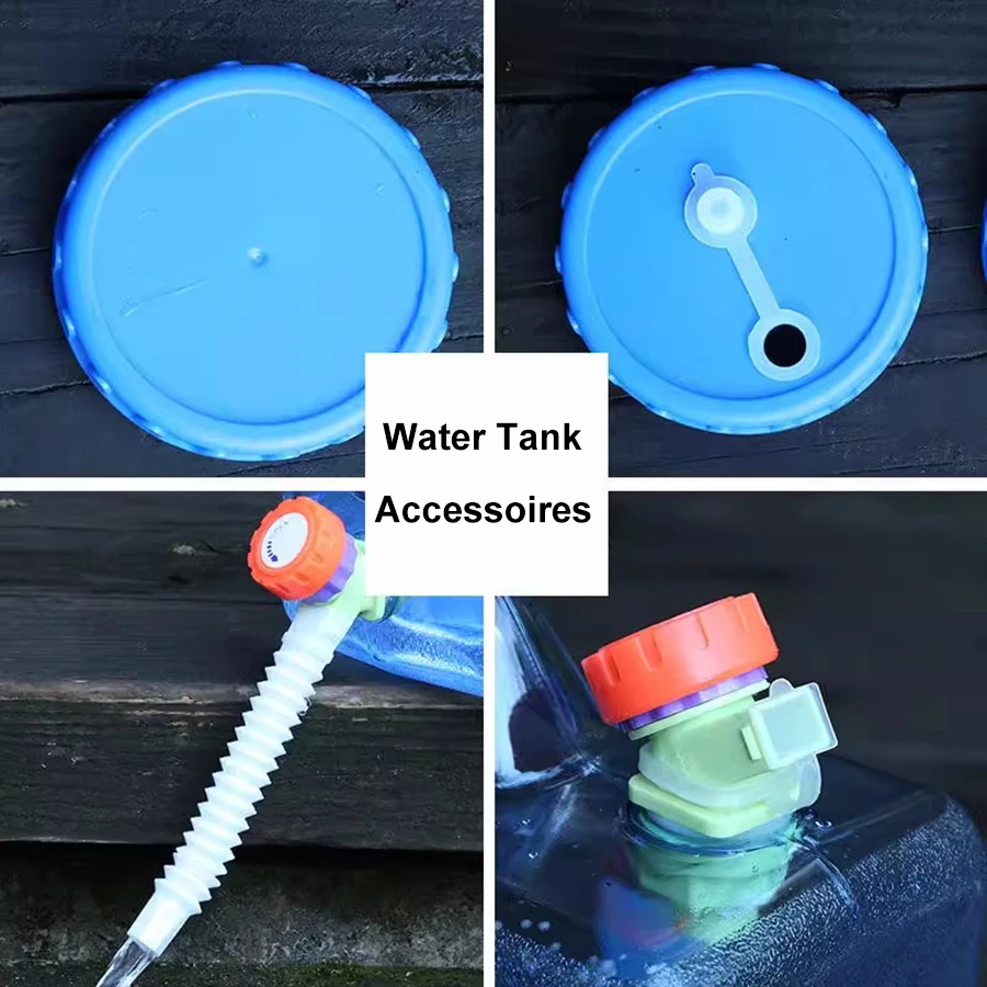 Water Tank Accessories Bucket Faucet/Cover/Tube Water Storage Jug Tank Container Accessories