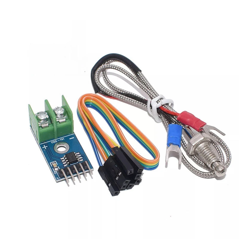 Max6675 módulo de termopar tipo k, sensor de temperatura, termopar serial, conversor analógico para digital, 1/2 ~ 20/50 peças