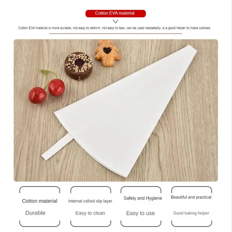 ABPP 3Pcs Piping Bags 40/35/30 Cm Piping Bags, Reusable, Cream Piping Bags, Cake Piping Bags for Baking Accessories