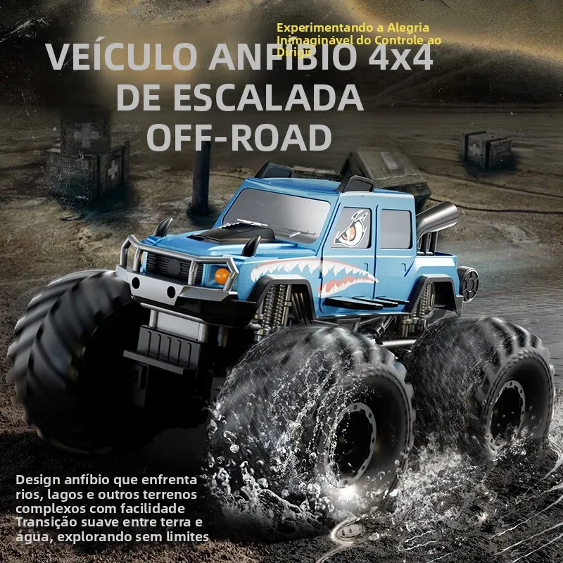 在庫あり-rcカー-キングオブモンスターズ-4wd-ビッグフット-クライミング-オフロード-陸水両用車-防水-マウンテンカー-おもちゃ-男の子向け
