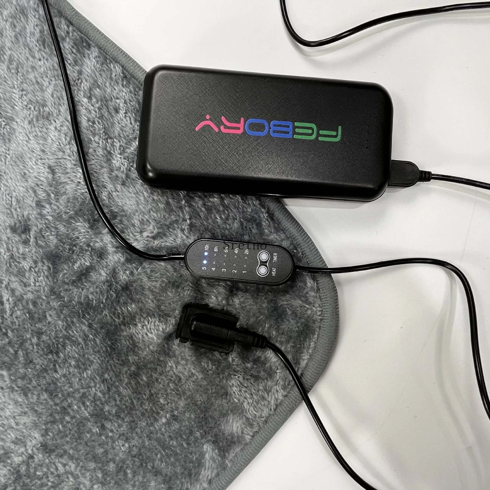 SRETNO USB Electric Blanket Single or Double Person Power Bank Car Mounted 5V, Student Dormitory, Outdoor Heating Electric Mat