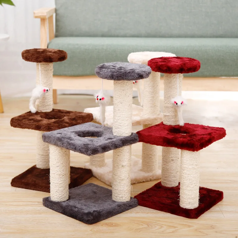 Imagem -03 - Multi-level Cat Tree Escalada Frame Pet Scratch Móveis Scratcher Guardas Raspador Suprimentos Home Decor