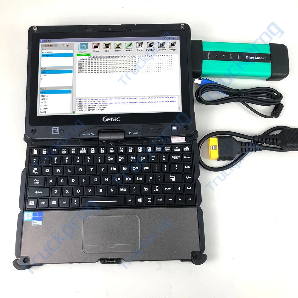 

for Weichai Diagnostic Tool 1005422179 OBD Diagnosis Fault Detector for Sinotruck Cororation Vehicles Getac Laptop