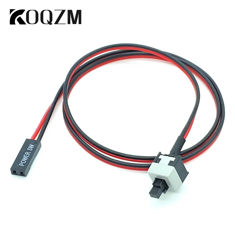 Computer Power Reset Switch Cable Supply PC Motherboard Cable And Button Switch Replace Broken Power Switch Cable