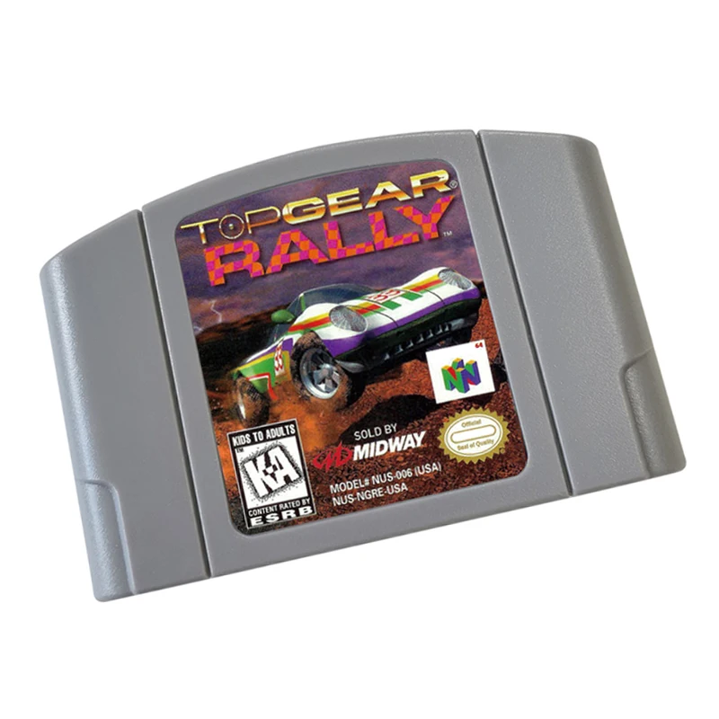 Top Gear Rally For N64 Game Card US Version Console 64 bit USA Version Video Game Cartridge