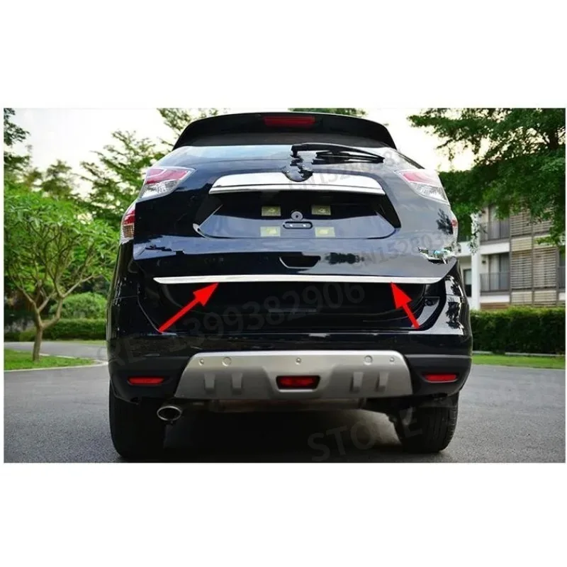 

Fit For Nissan X-Trail Xtrail T32 Rogue 2014 2015- 2021 Stainless Steel Rear Trunk Tailgate Tail Gate Trim Cover Molding Garnish