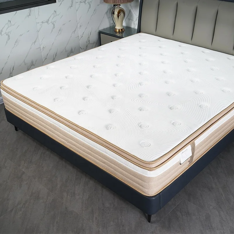 Supplier Customized Super Soft Breathable Fabric Large Size High Density Hybrid Memory Foam Sponge Mattress