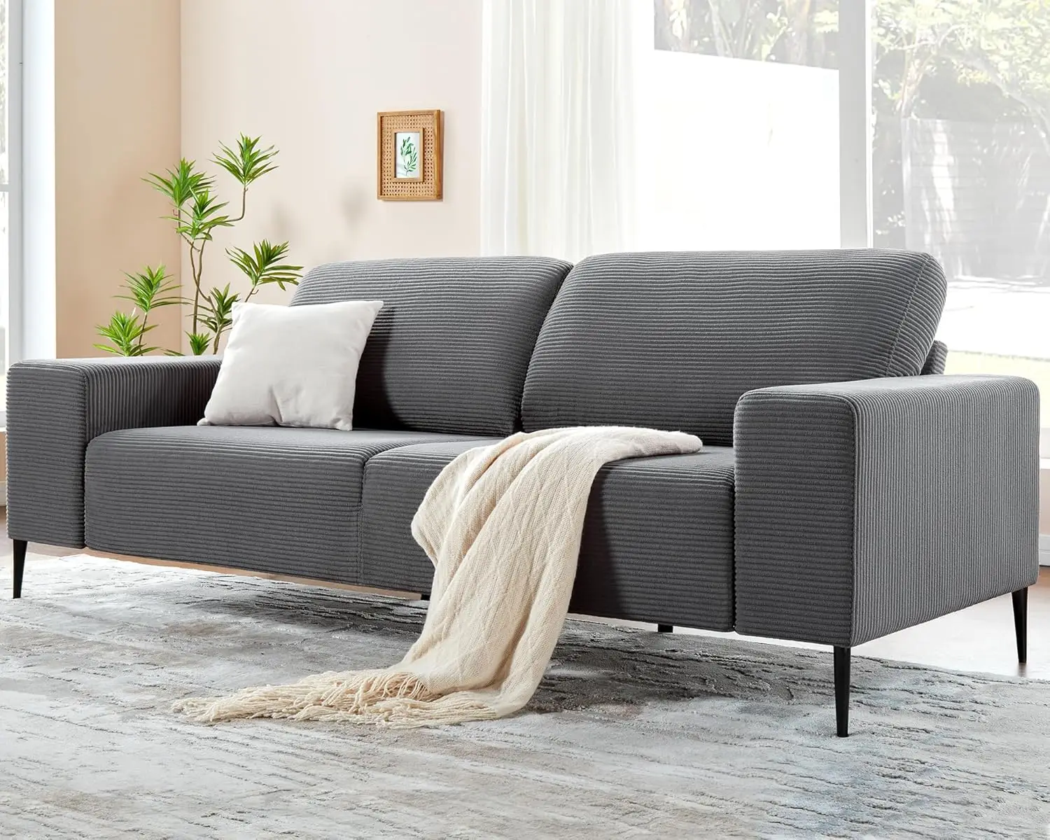 89" Modern Sofa Cou…