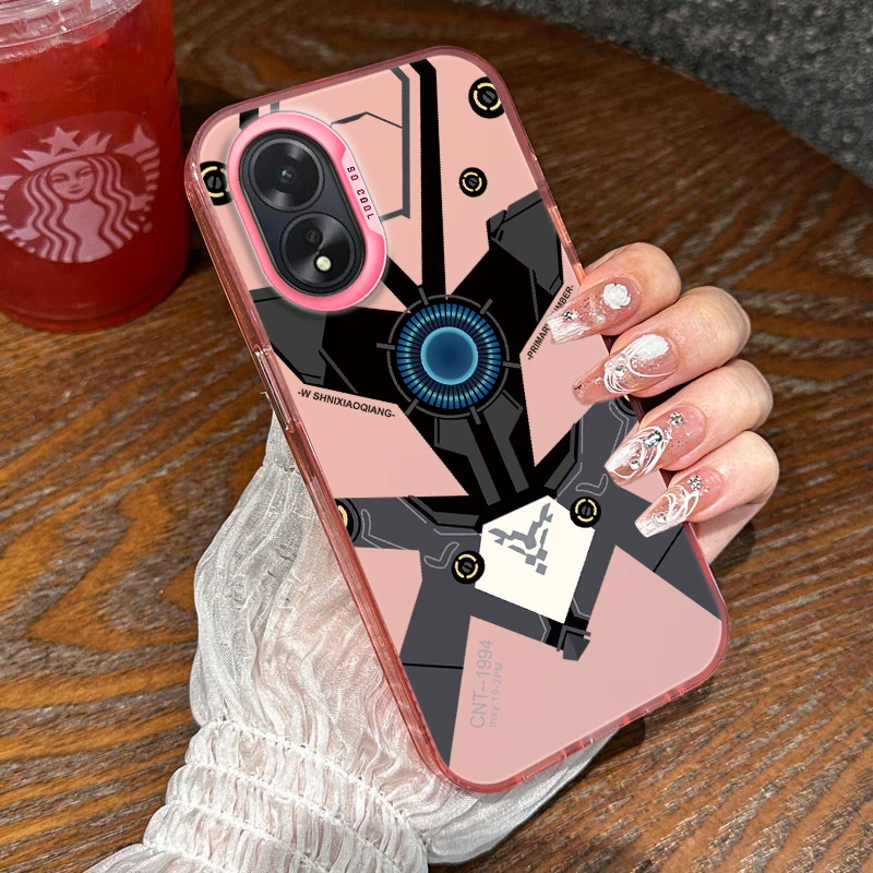 Trendy Luxury Laser Fasion Case for OPPO A1 A17 A37 A38 A55 A56 A58 A76 A78 A96 A98 RENO 8T 10 PRO Plus 4G 5G Cover Armour